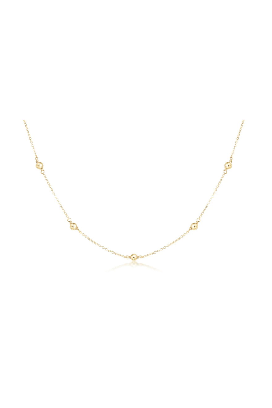 Enewton 15 inch Choker Simplicity Chain Gold - Classic 4mm Gold Cabana Seaside Florida