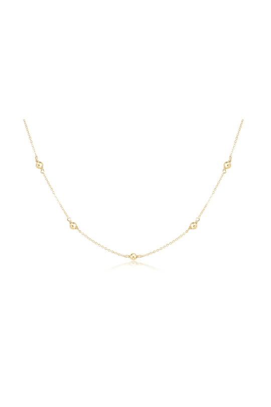 Enewton 17" Choker Simplicity Chain Gold - Classic 4mm Gold Cabana Seaside Florida