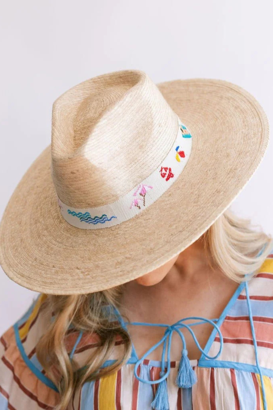 Sandbar Palm Hat Sunshine Tienda Cabana by The Seaside Style