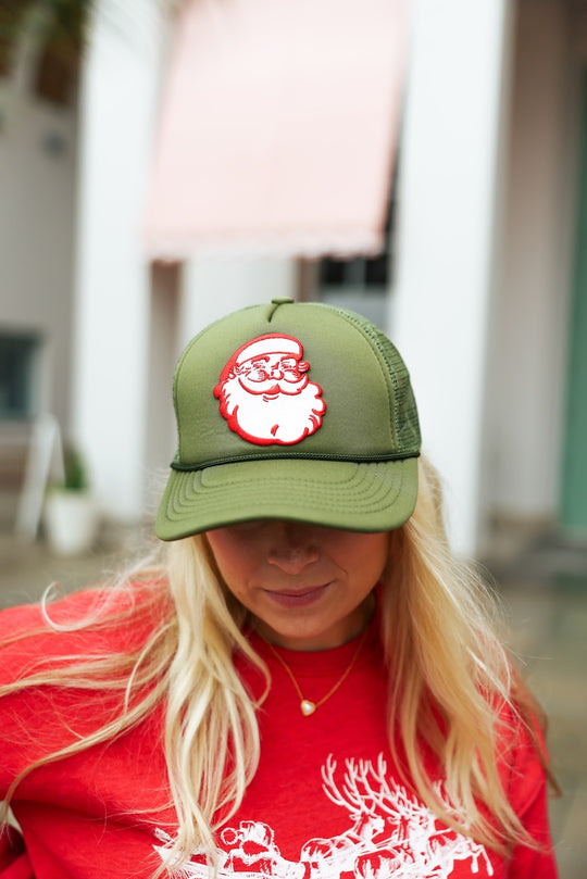 Cabana by The Seaside Style Santa Face Trucker Hat