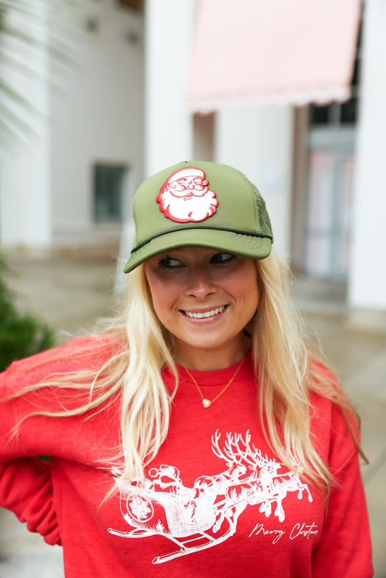 Cabana by The Seaside Style Santa Face Trucker Hat