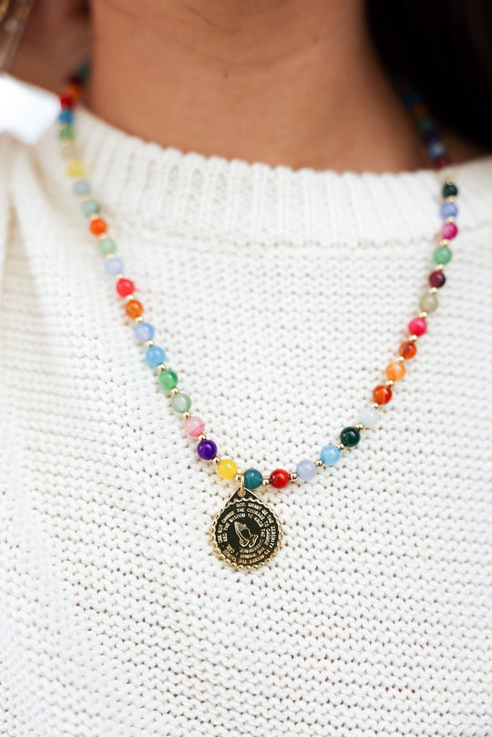 Cabana by The Seaside Style Lord's Prayer Necklace