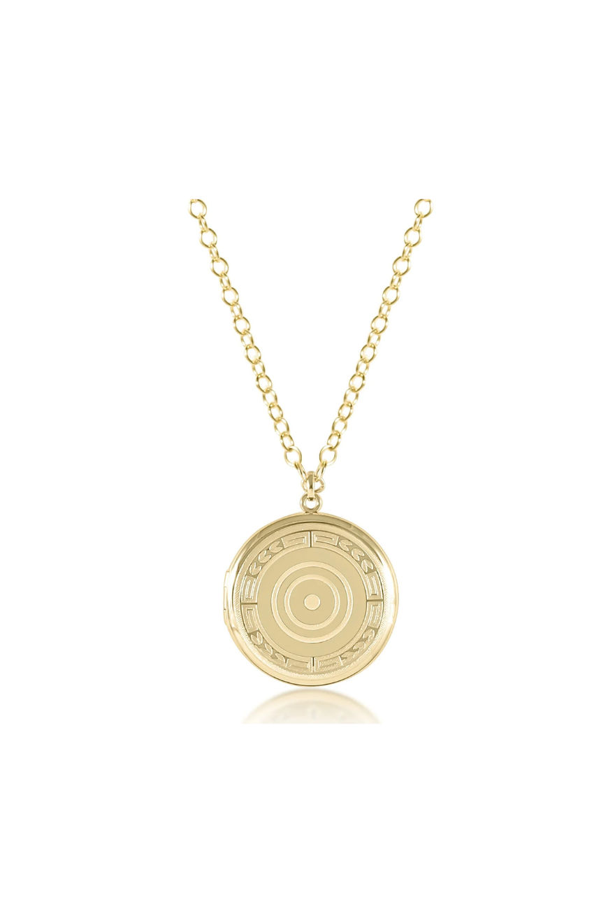 Enewton 31" Necklace Gold - Cherish Large Gold Locket 31 inches Cabana Seaside Florida