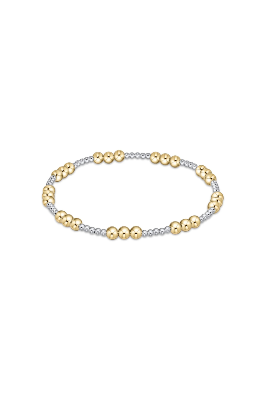 Enewton Classic Joy Pattern 4mm Bead Bracelet - Mixed Metal Cabana Seaside Florida