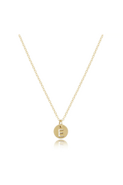 Enewton 16" Necklace Gold - Respect Gold Initial Charm Cabana Seaside Florida