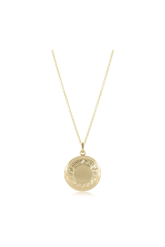 Enewton 16" Necklace Gold - Cherish Small Gold Locket Cabana Seaside Florida