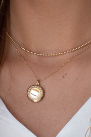 Enewton 16" Necklace Gold - Cherish Small Gold Locket Cabana Seaside Florida