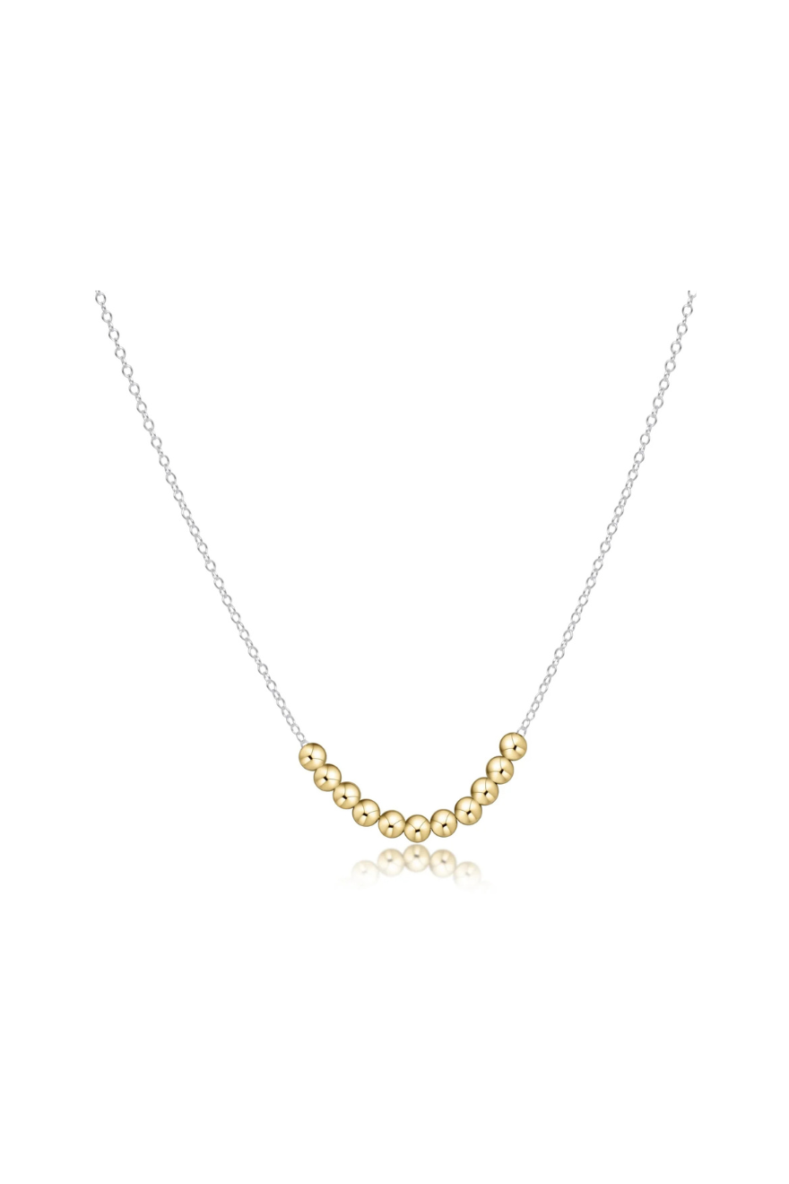 Enewton 16" Necklace Sterling Mixed Metal - Classic Gold Beaded Bliss Cabana Seaside Florida