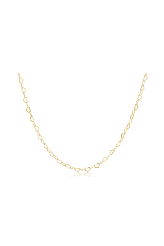 Enewton 17 inch Choker Love Chain - Gold Cabana Seaside Florida