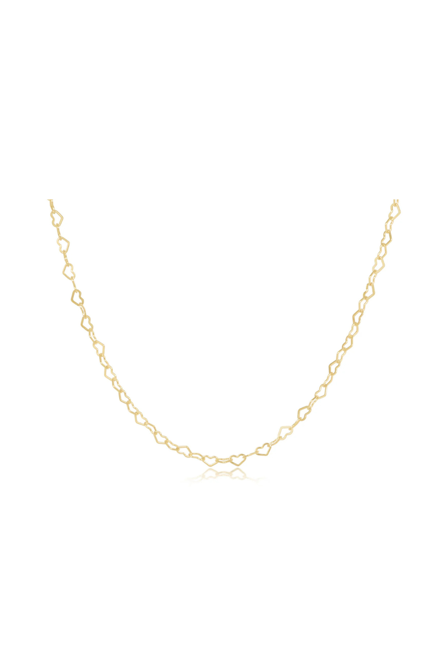 Enewton 17 inch Choker Love Chain - Gold Cabana Seaside Florida