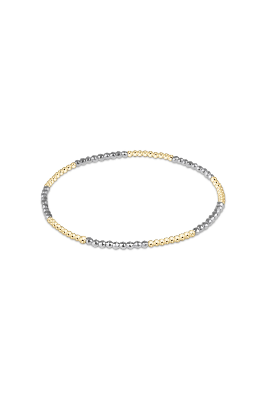 Enewton Blissful Pattern 2mm Bead Bracelet Bright Silver Faceted Hematite Cabana Seaside Florida