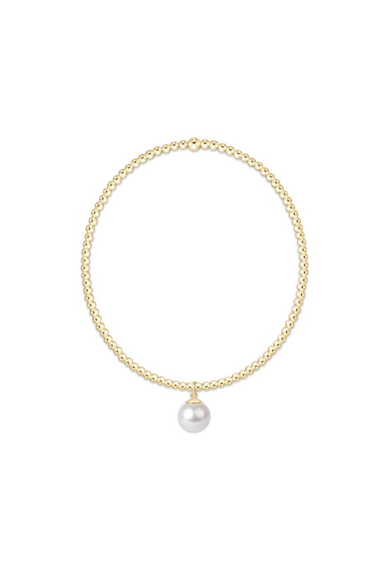 Enewton Classic Gold 2mm Bracelet Classic Pearl 8mm Charm Cabana Seaside Florida