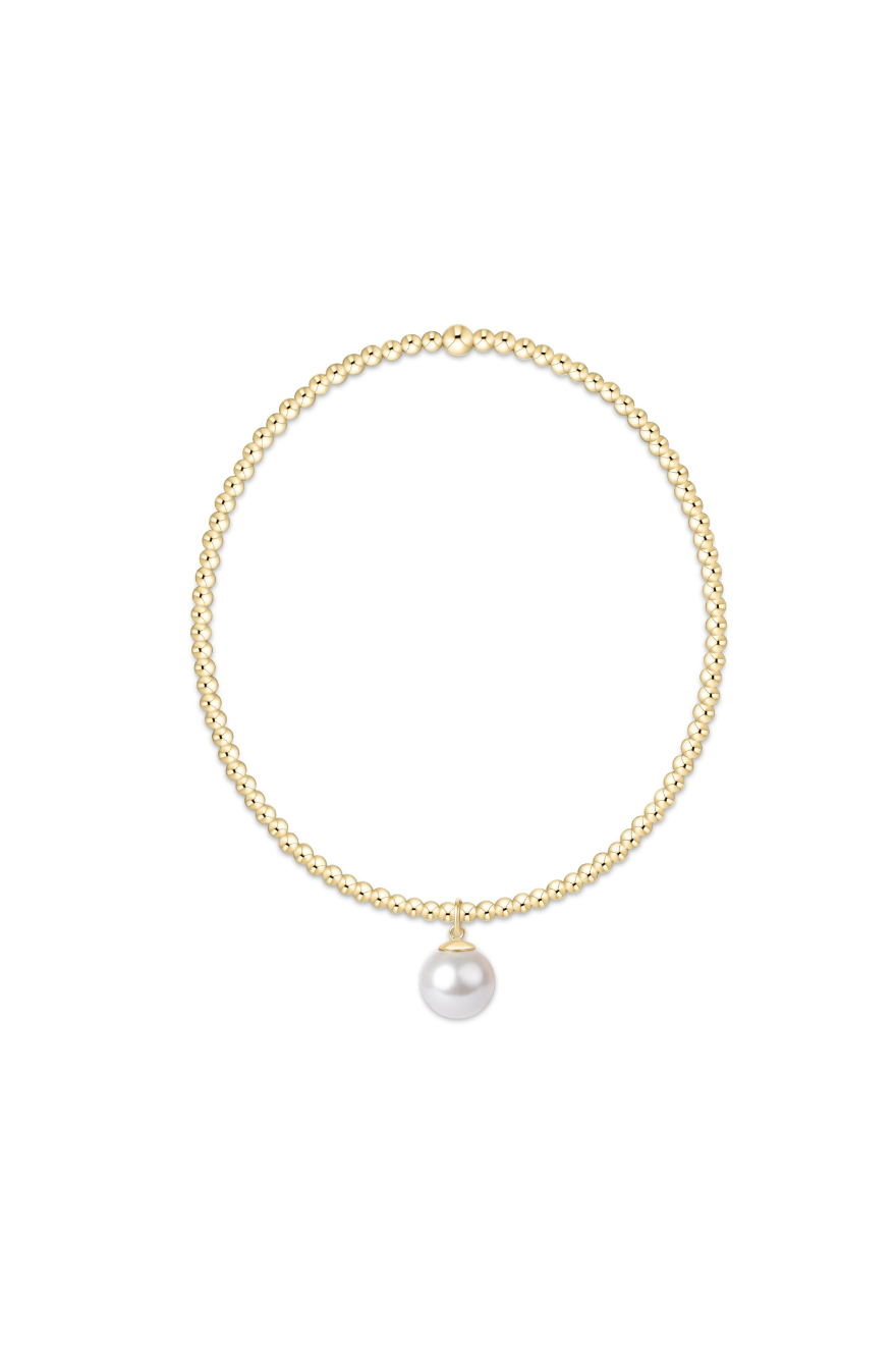Enewton Classic Gold 2mm Bracelet Classic Pearl 8mm Charm Cabana Seaside Florida