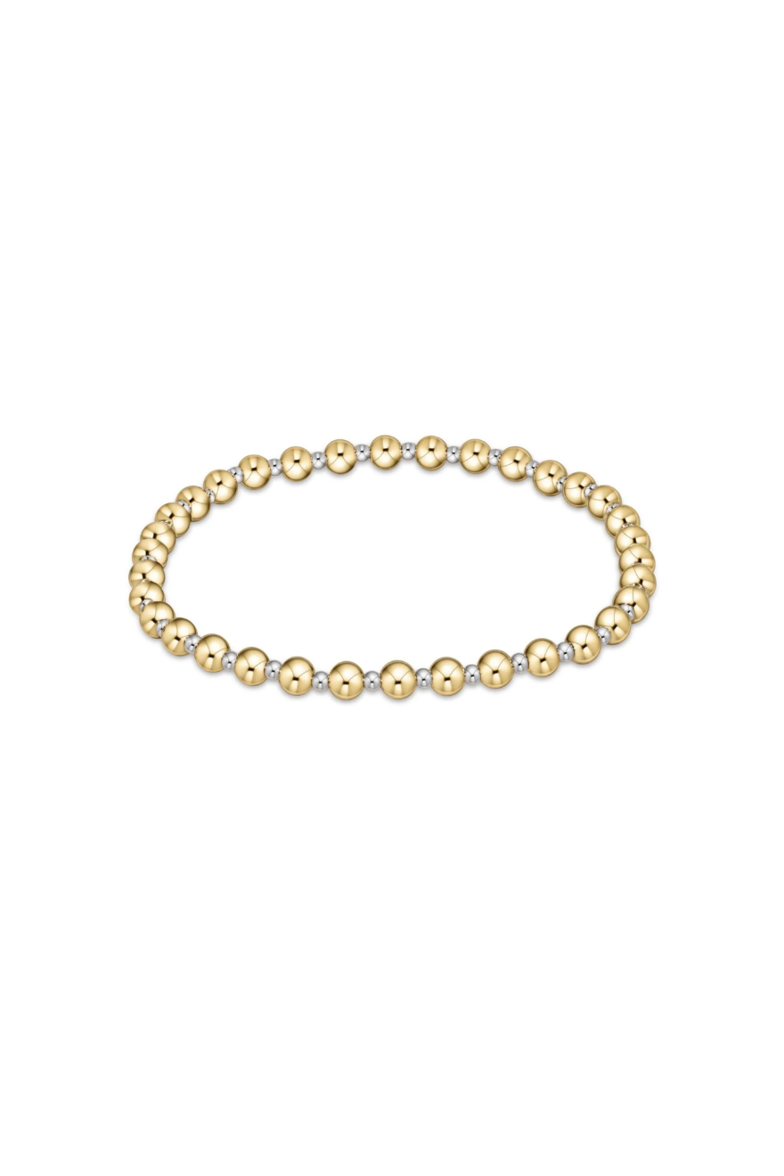 Enewton Classic Grateful Pattern 4mm Bead Bracelet - Mixed Metal Cabana Seaside Florida