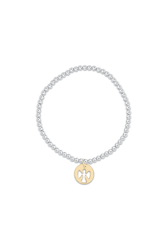 Enewton Classic Mixed Metal 3mm Bead Bracelet Guardian Angel Gold Disc Cabana Seaside Florida