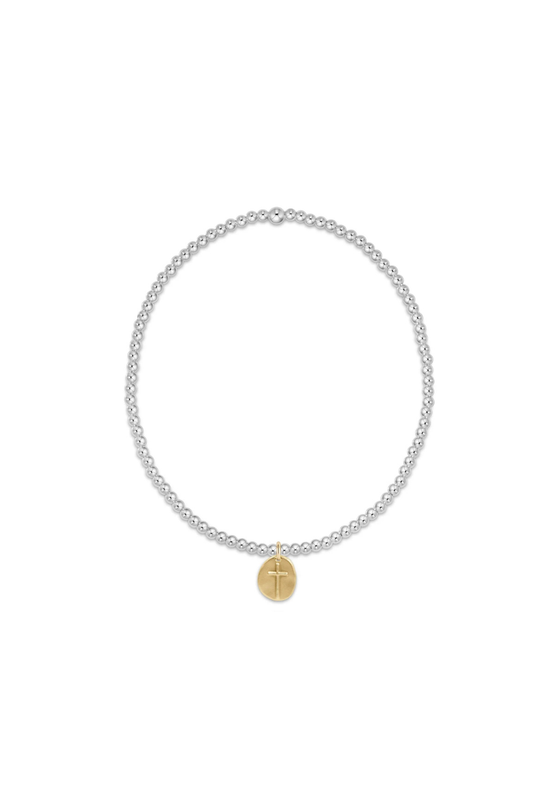 Enewton Classic Sterling Mixed Metal 2mm Bracelet Inspire Small Gold Charm Cabana Seaside Florida