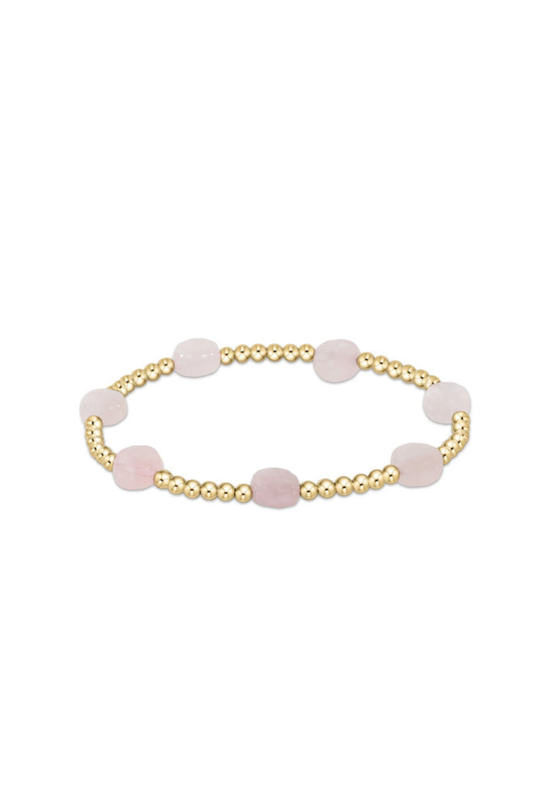 Enewton Extends Admire Gold 3mm Bead Bracelet Pink Opal Cabana Seaside Florida 30A