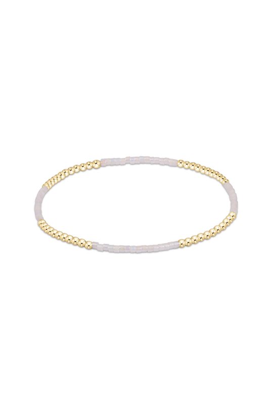 Enewton Hope Blissful Bracelet Silky White Cabana Seaside Florida 30A