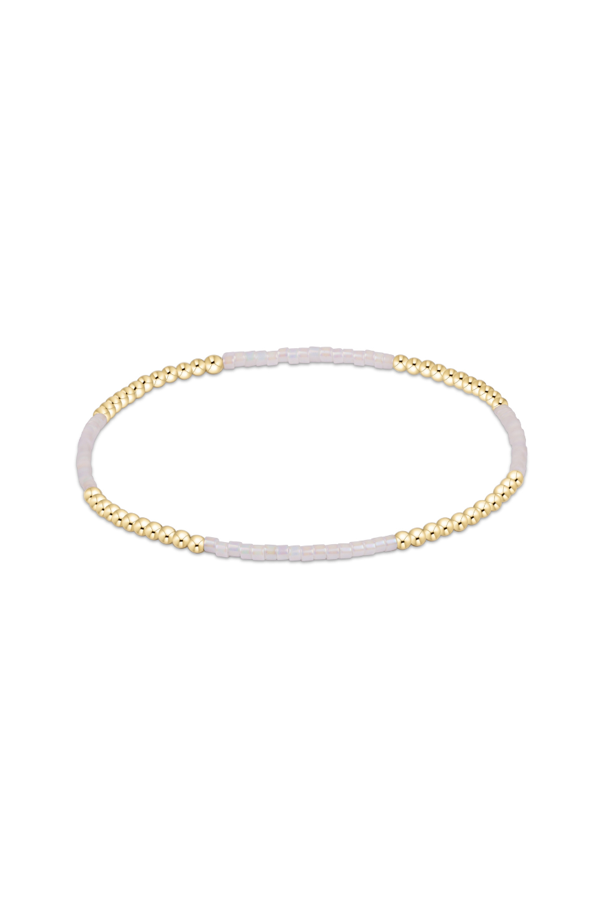 Enewton Hope Blissful Bracelet Silky White Cabana Seaside Florida 30A
