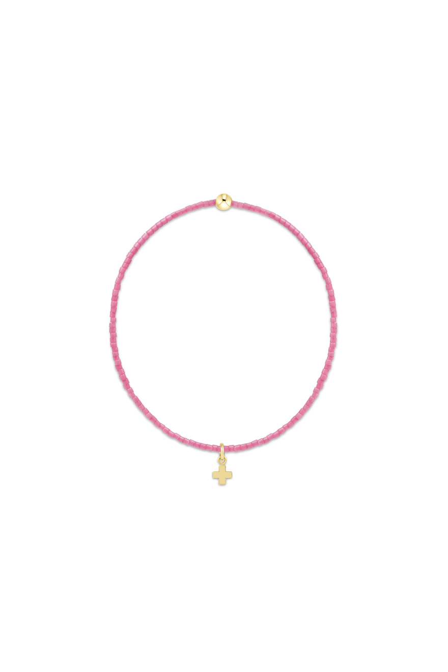 Enewton Hope Classic Signature Cross Small Gold Charm Bracelet Bubblegum Cabana Seaside Florida 30A