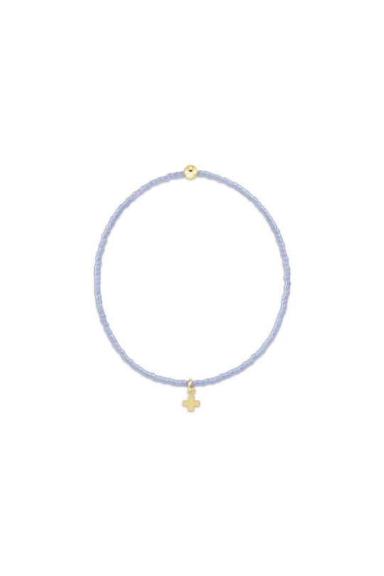 Enewton Hope Classic Signature Cross Small Gold Charm Bracelet Ocean Mist Cabana Seaside Florida 30A