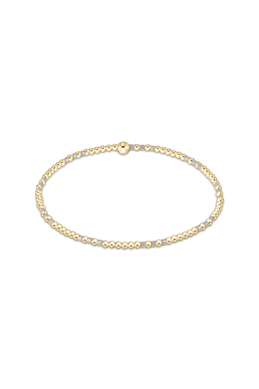 Enewton Hope Joy Pattern 2mm Bead Bracelet Milkshake Cabana Seaside Florida