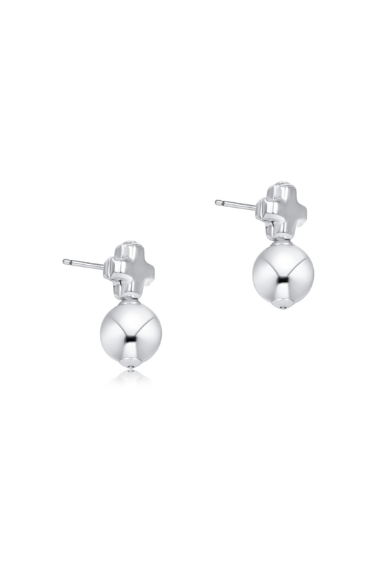 Enewton Signature Cross Sterling Stud Earring Classic Sterling Cabana Seaside Florida