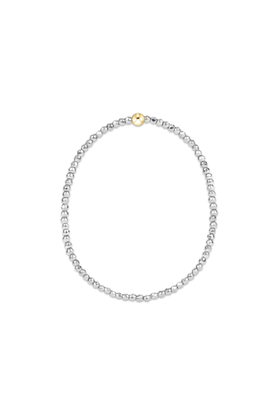 Enewton Silver Faceted Hematite 2mm Bead Bracelet Cabana Seaside Florida