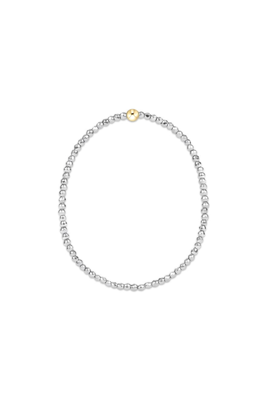 Enewton Silver Faceted Hematite 2mm Bead Bracelet Cabana Seaside Florida