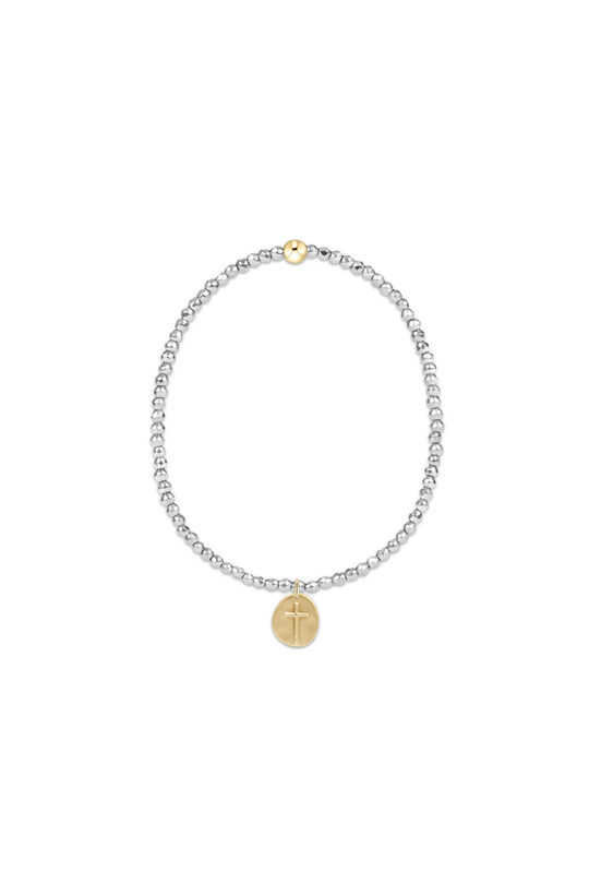 Enewton Silver Faceted Hematite 2mm Bead Bracelet Inspire Small Gold Charm Cabana Seaside Florida