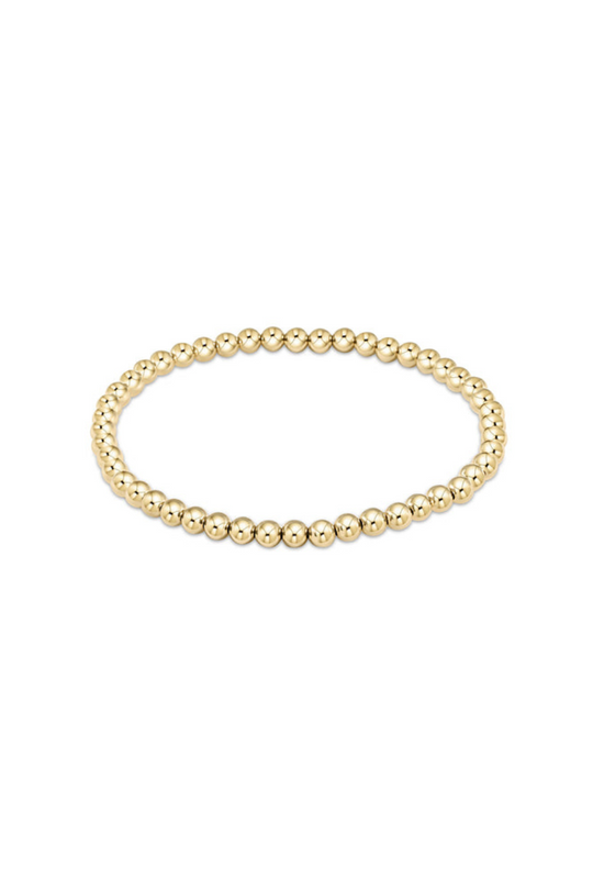 Enewton classic gold 4mm bead bracelet