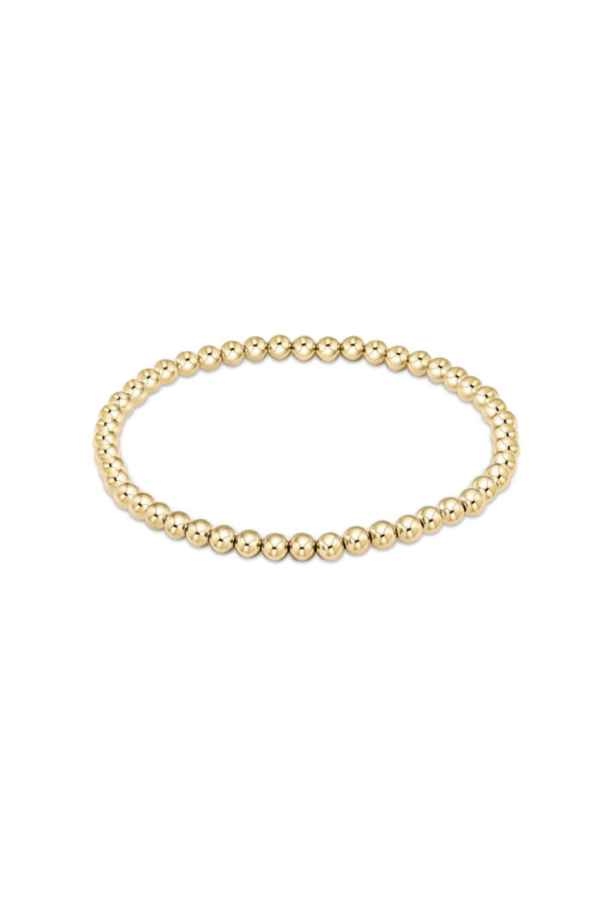 Enewton classic gold 4mm bead bracelet