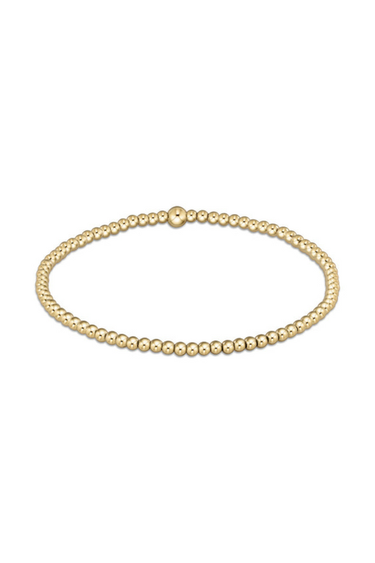 Enewton classic gold 2.5mm bead bracelet