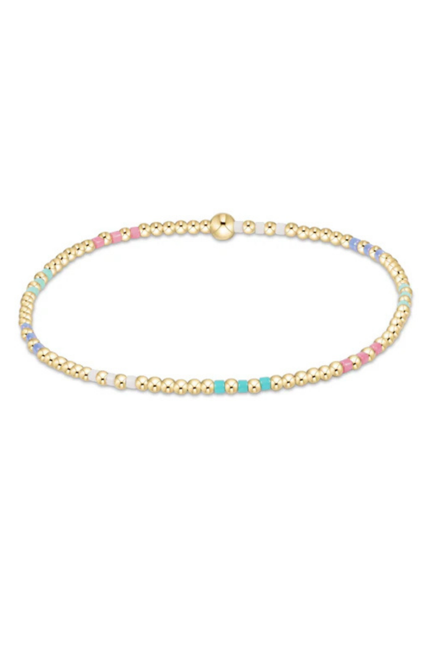Enewton Hope Joy Pattern 2mm Bead Bracelet - Hot Mess