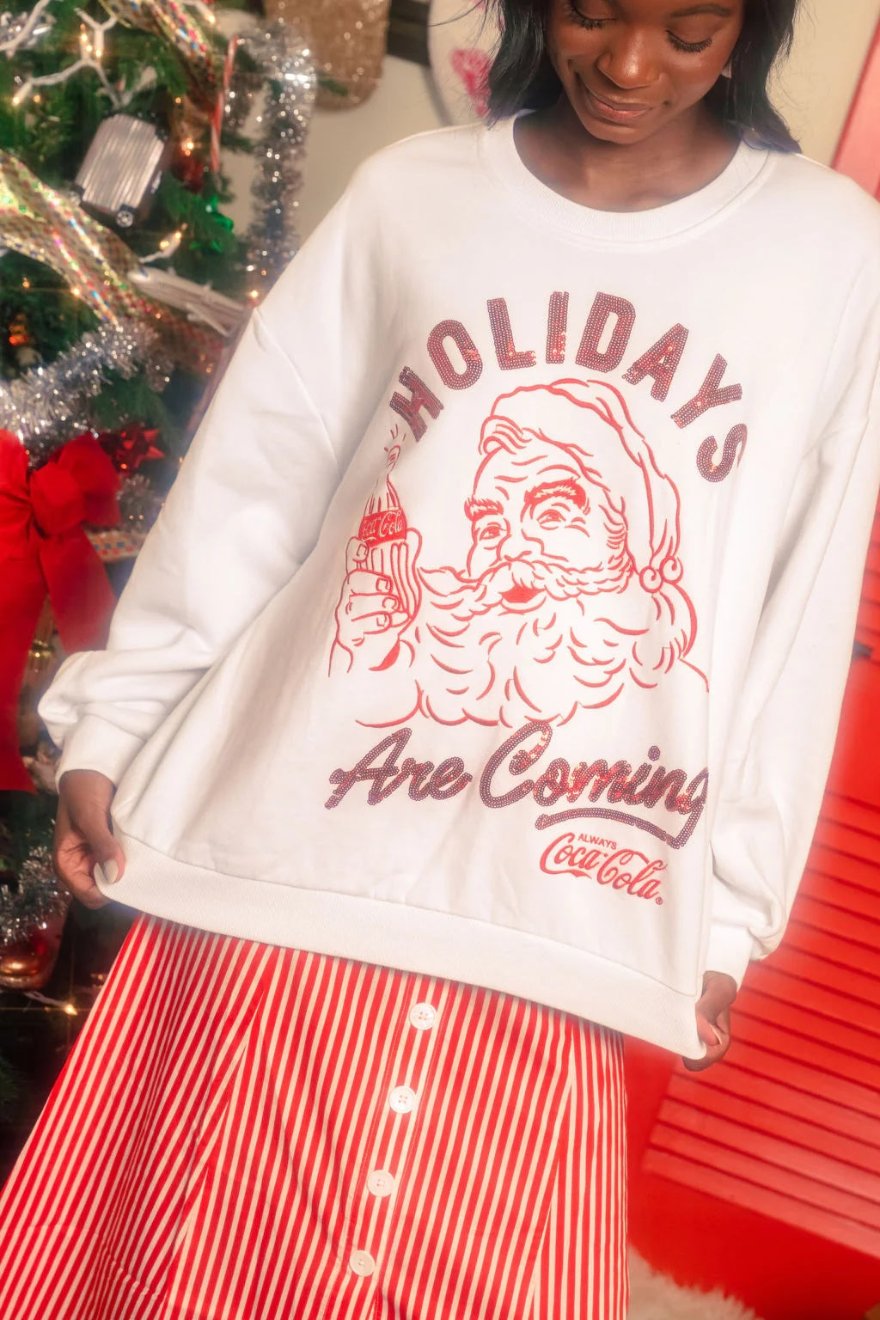 Holidays Are Coming Queen of Sparkles Sweatshirt