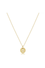 Enewton 16" Necklace Gold - Respect Gold Initial Charm Cabana Seaside Florida