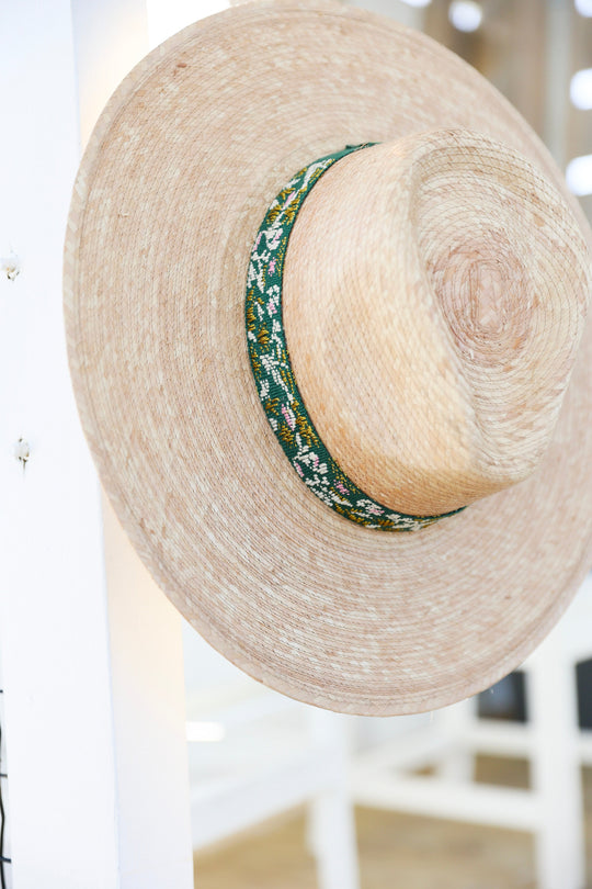 Paradise Floral Palm Hat Sunshine Tienda Cabana Seaside Florida