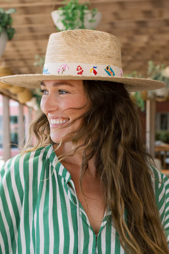 Sandbar Palm Hat Sunshine Tienda Cabana by The Seaside Style 