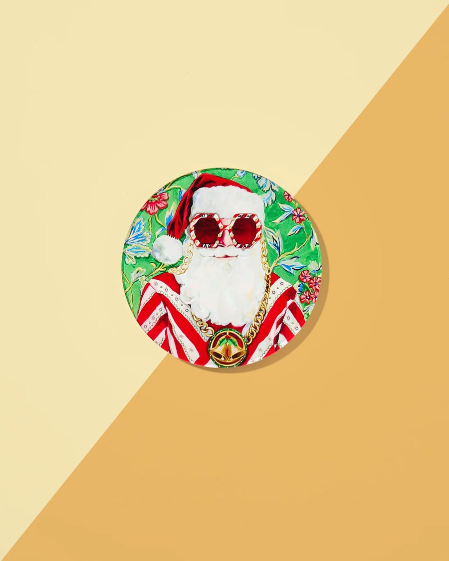 Swanky Santa Coaster