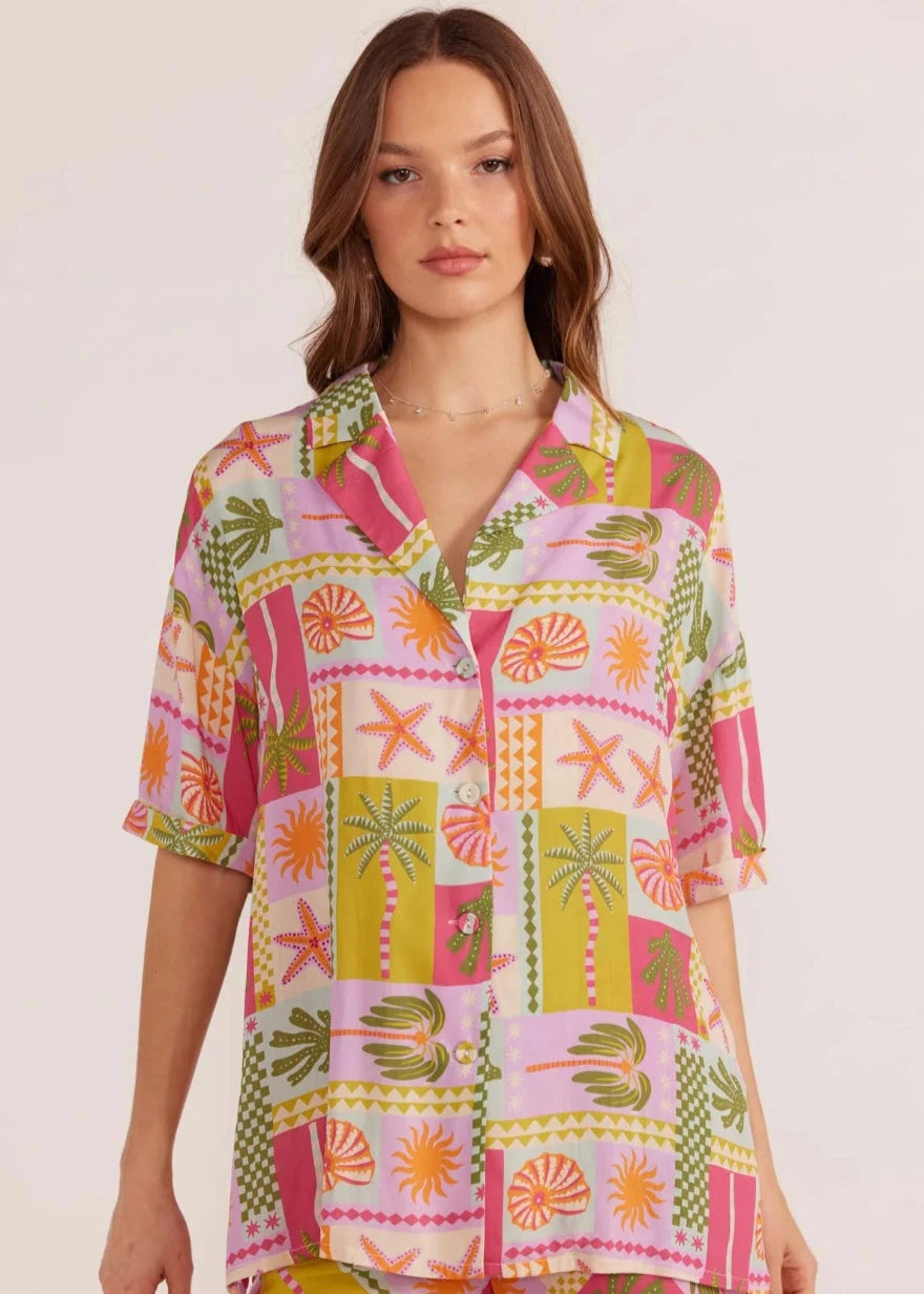 Under The Sea Oversized Shirt Cabana Seaside 