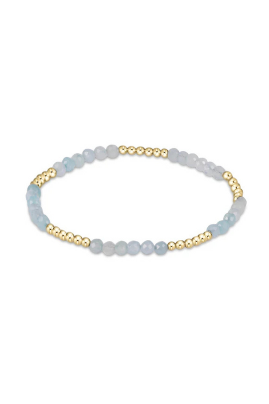 enewtonBlissfulPattern2.5mmBeadBracelet-Aquamarine